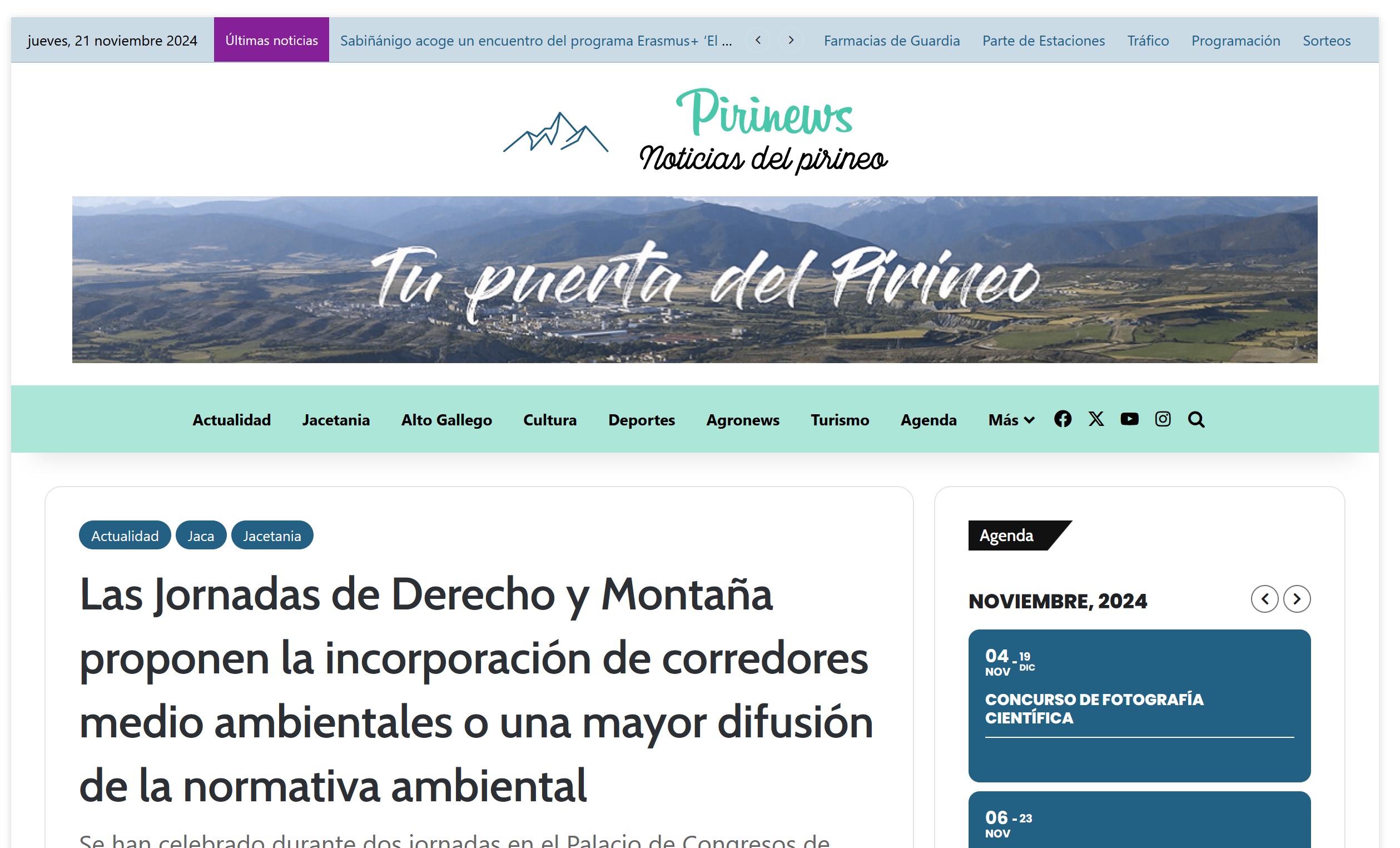 Las Jornadas de Derecho y Montaña proponen la incorporación de corredores medio ambientales o una mayor difusión de la normativa ambiental 